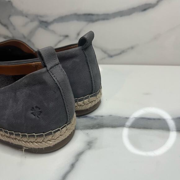 Lucky Brown Women's Blue Suede Beachy Comfort Slip-On Espadrille Loafers Sz 8.5 - Picture 5 of 8